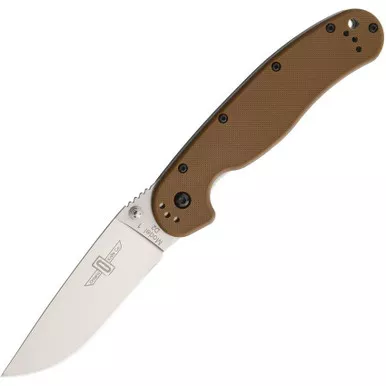 Ontario RAT I Coyote Brown D2 Linerlock Knife