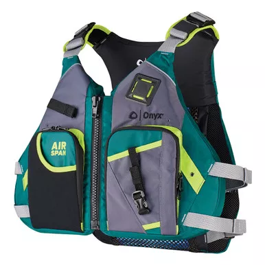 Onyx Airspan Angler Green Fishing Life Jacket