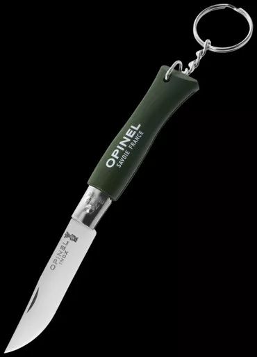 Opinel No. 04 Colorama Khaki Keyring Folding Knife