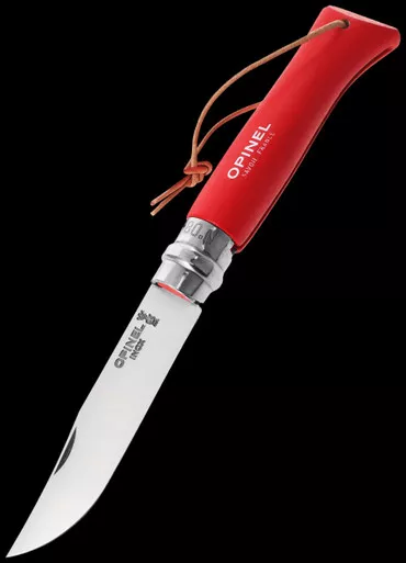Opinel No. 08 Colorama Red Folding Knife