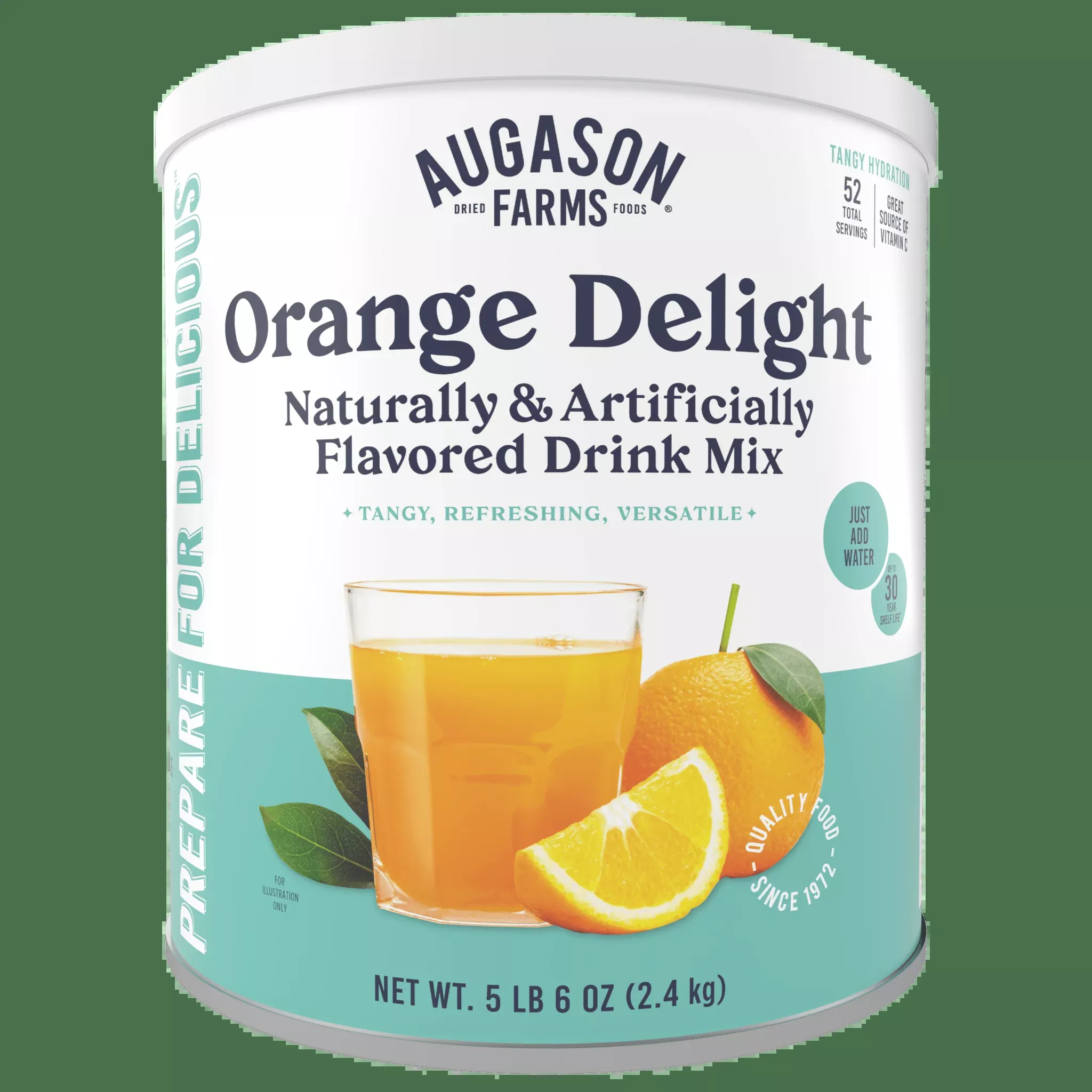 Orange Delight Drink Mix Can, 52 Servings