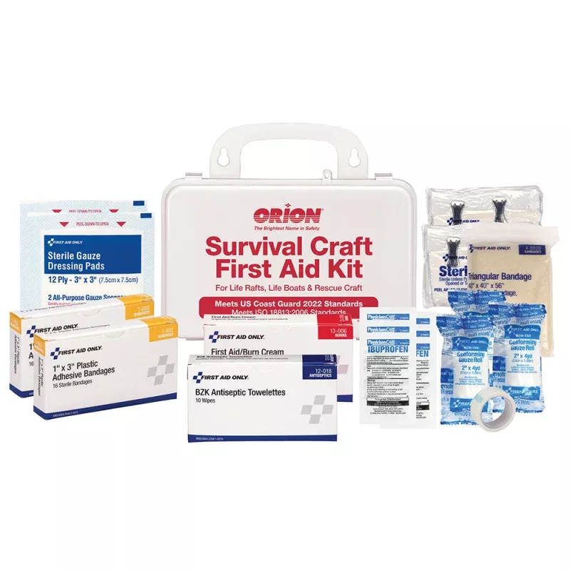 Orion Survival Craft First Aid Kit – Hard Plastic Case
