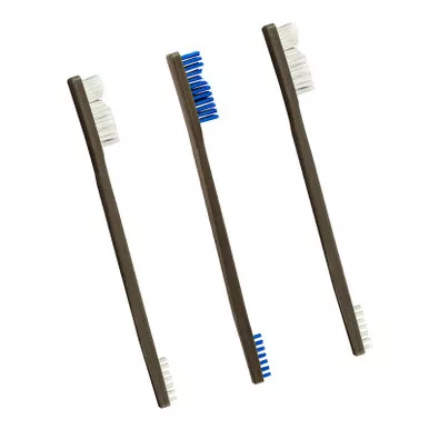 Otis Technology FG-316-NB-3 AP Brushes (2 Nylon/1 Blue Nylon) 3 Pack