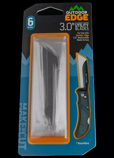 Outdoor Edge 3.0 Utility Blade Pack 6pcs