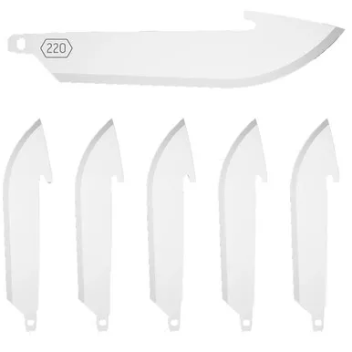 Outdoor Edge Drop Point Replacement Blades Stainless 6 Pk.