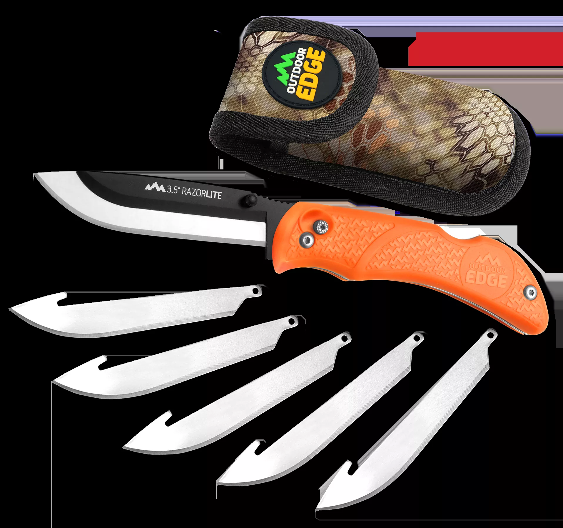 Outdoor Edge Razor-Lite Hunting Knife With Replaceable Blades
