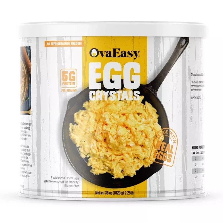 Ova Easy Eggs 36 oz. #10 Can – 96 Servings