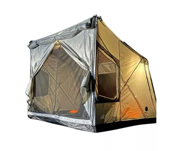 Overland Vehicle Systems Portable Safari Tent – Quick Deploying Gray Ground Tent• 18252520