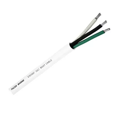 Pacer 14/3 AWG Round 3-Conductor Cable, 100-Foot