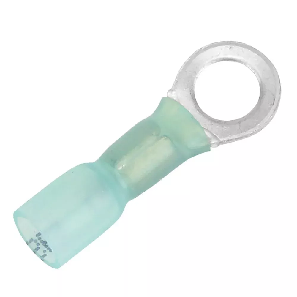 Pacer 16-14 AWG Heat Shrink Ring Terminal – 1/4 Stud Size – 100 Pack