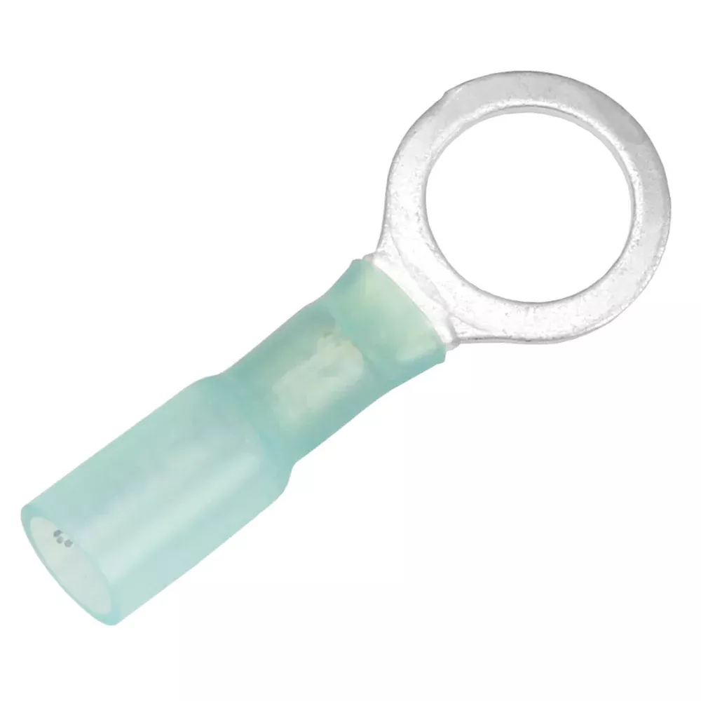 Pacer 16-14 AWG Heat Shrink Ring Terminal – 3/8 Stud Size – 100 Pack