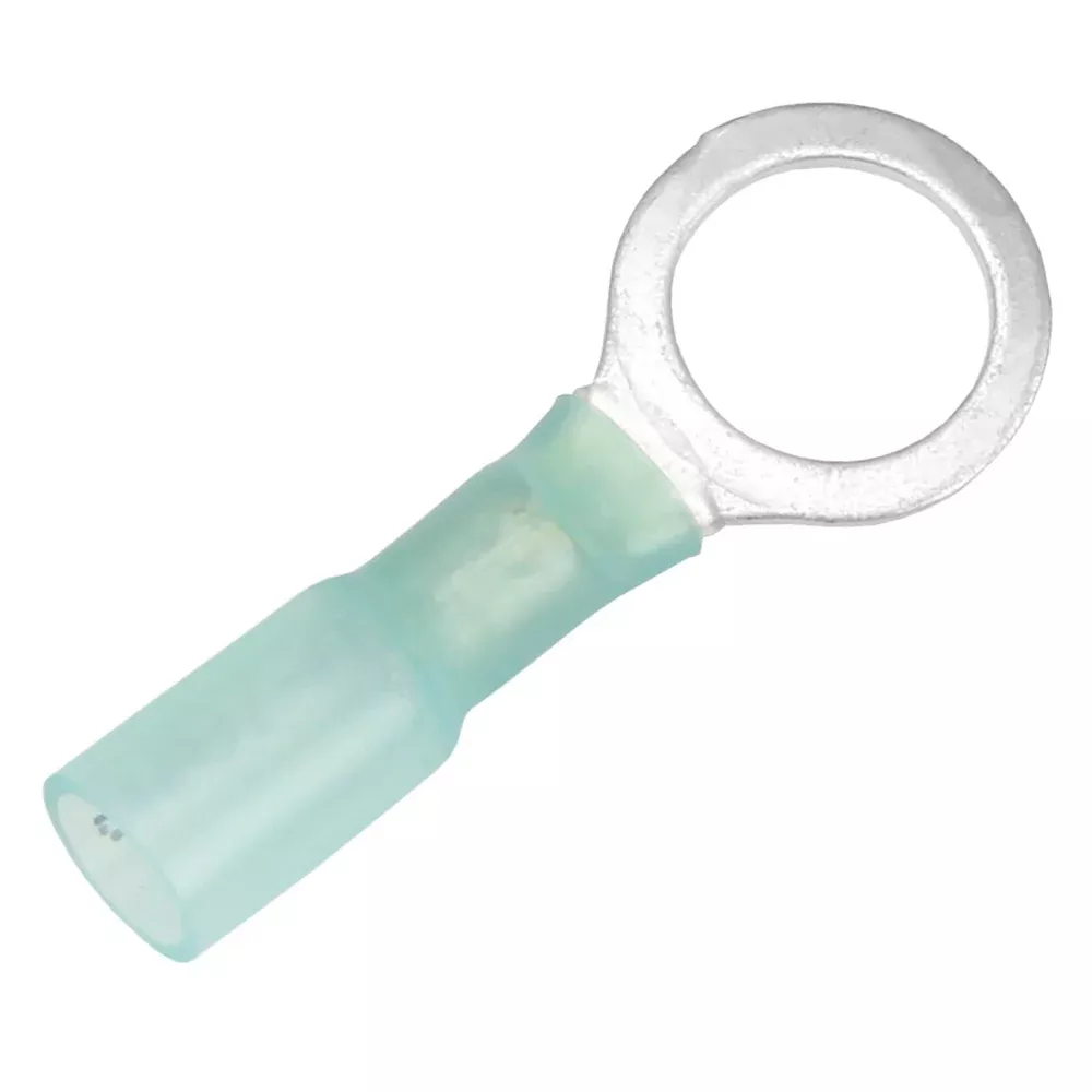 Pacer 16-14 AWG Heat Shrink Ring Terminal – 3/8 Stud Size – 25 Pack