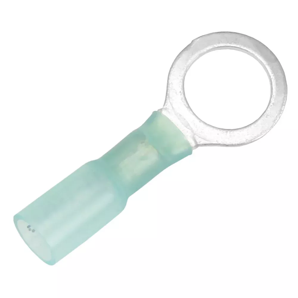 Pacer 16-14 AWG Heat Shrink Ring Terminal – 3/8 Stud Size – 3 Pack