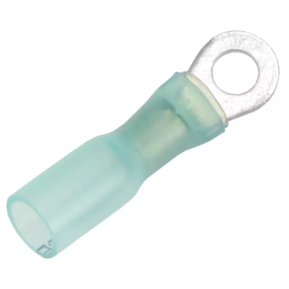 Pacer 16-14 AWG Heat Shrink Ring Terminal – #8 Stud Size – 100 Pack