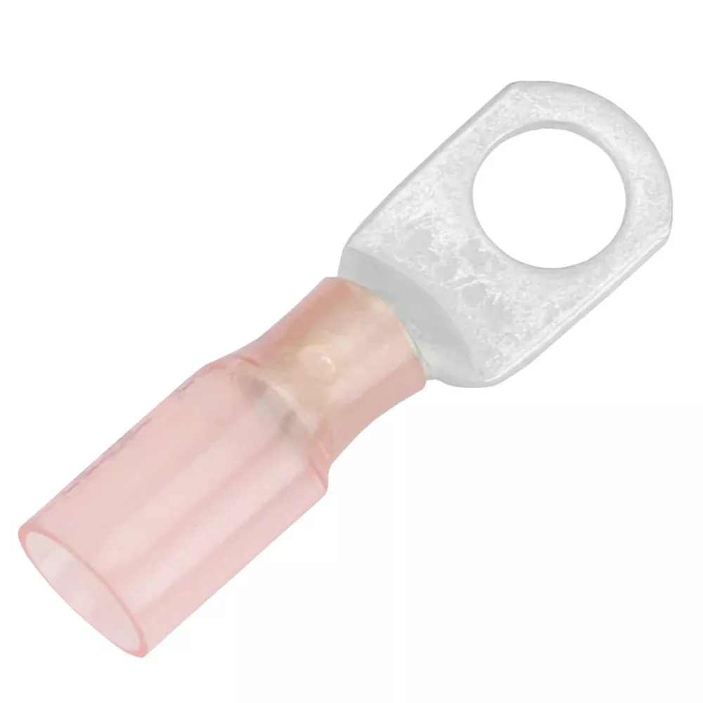 Pacer 8 AWG Heat Shrink Ring Terminal – 3/8 Stud Size – 25 Pack