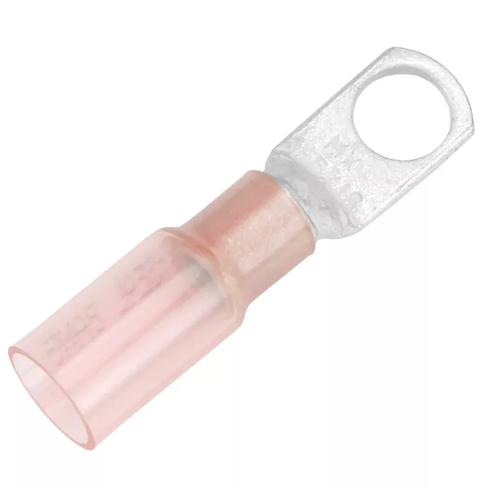 Pacer 8 AWG Heat Shrink Ring Terminal – 5/16 Stud Size – 25 Pack