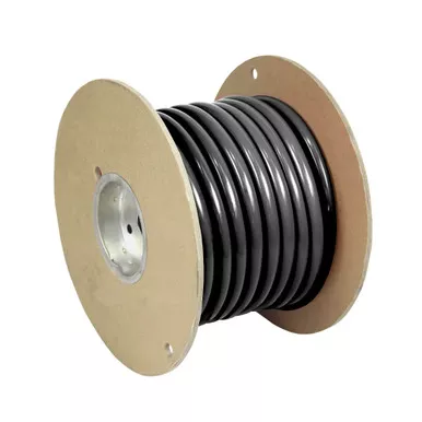 Pacer Black 2/0 AWG Battery Cable, 50-Foot Spool