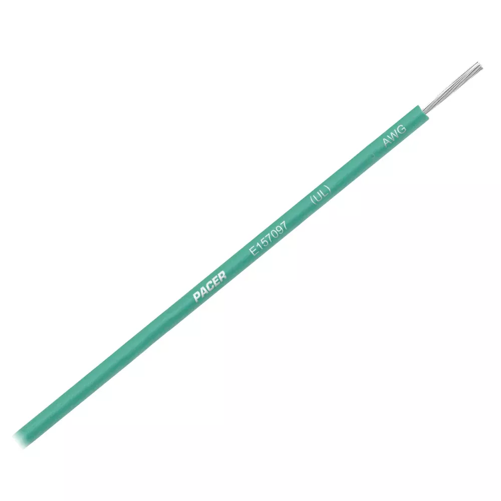 Pacer Green 12 AWG Primary Wire – 25