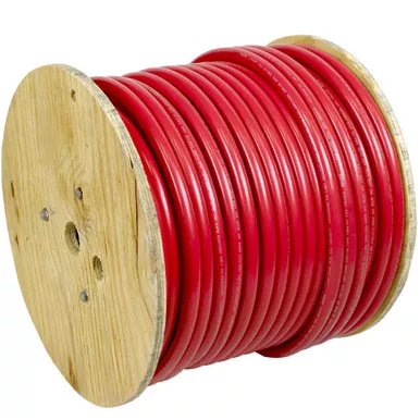 Pacer Red 2 AWG Battery Cable, 250-Foot Spool