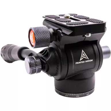 Painted Arrow Fh-1 Tripod Fluid Head 1/4-20 And 3/8-16 Comp