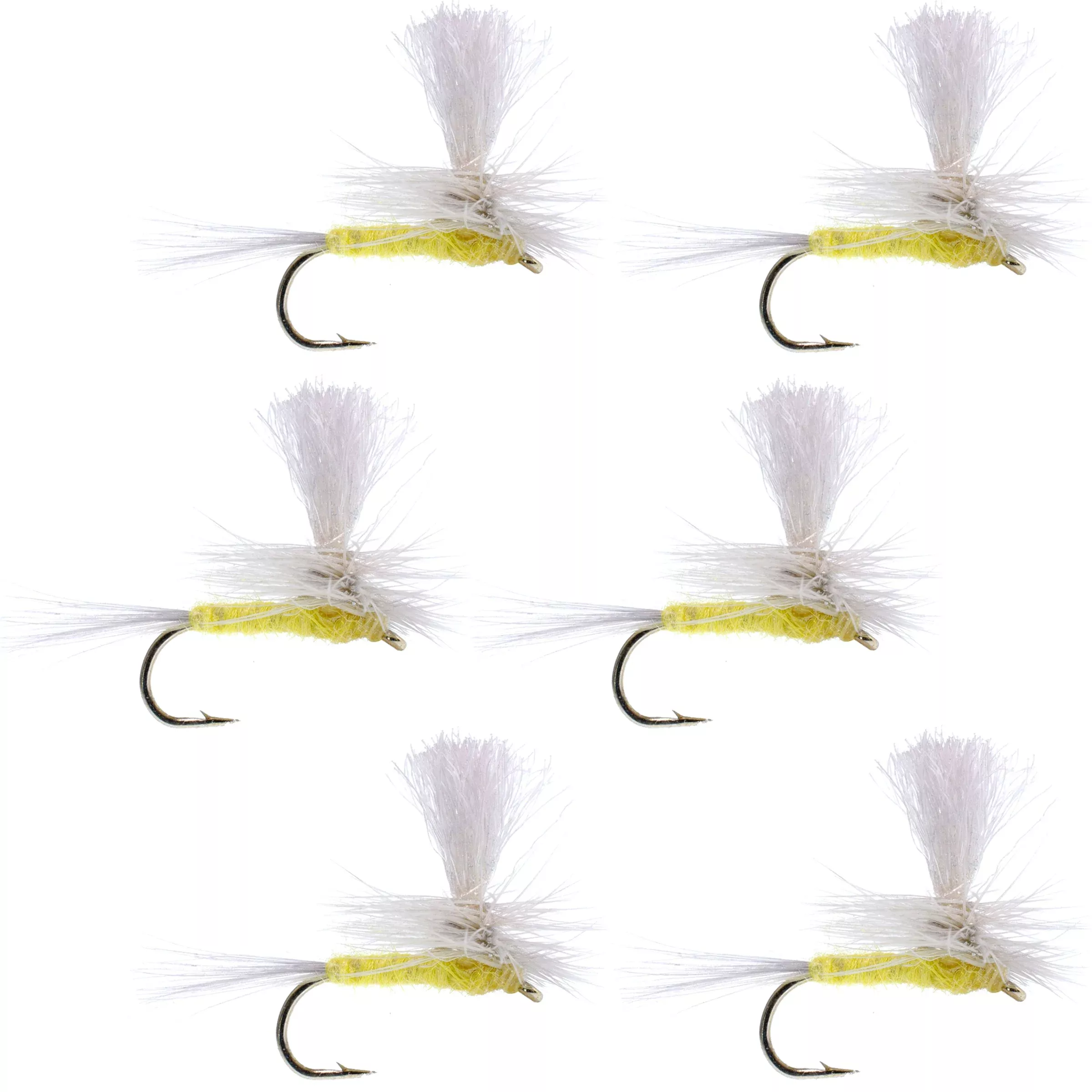 Pale Morning Dun Parachute PMD Classic Dry Fly – 6 Flies Hook Size 18