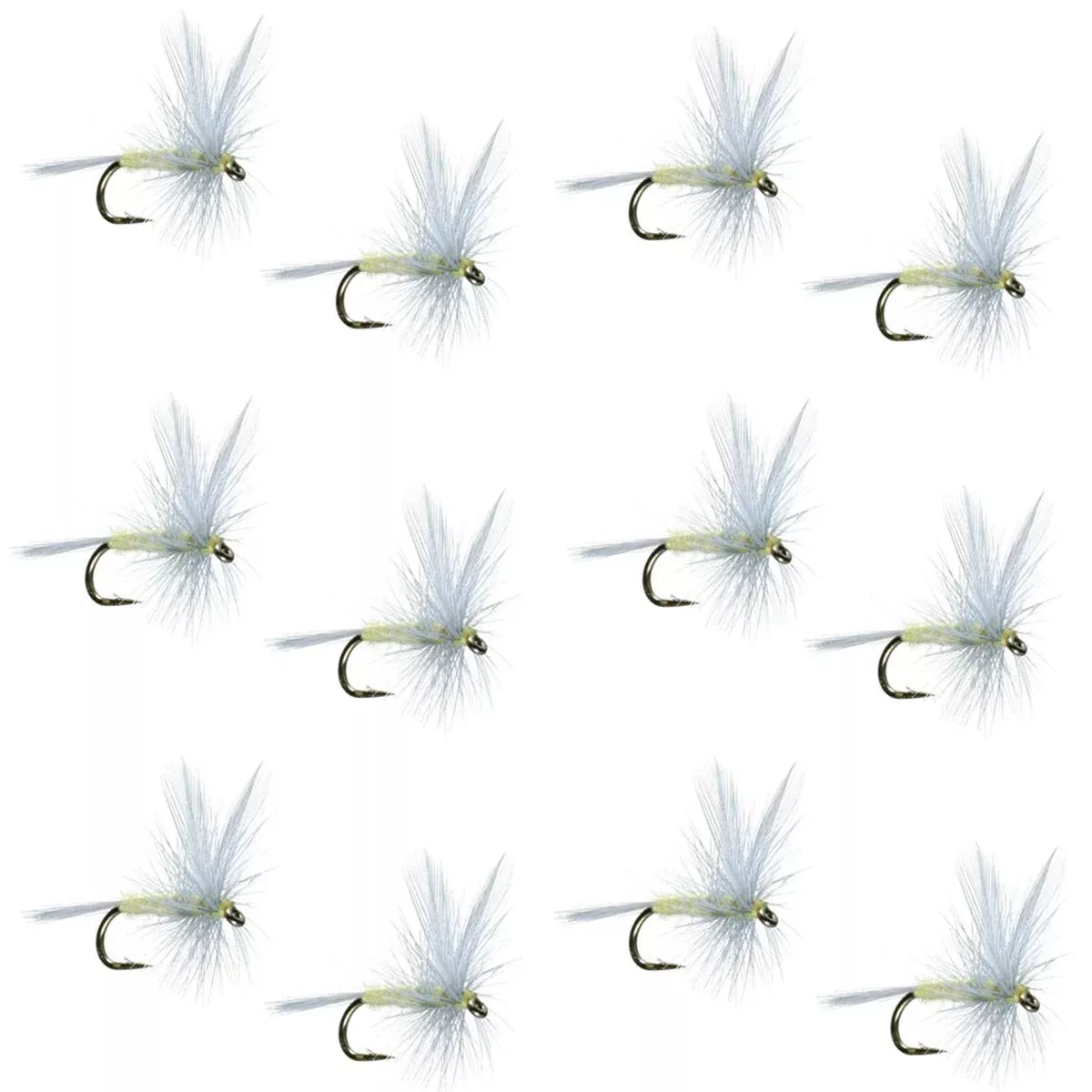 Pale Morning Dun PMD Classic Dry Fly – 1 Dozen Flies Hook Size 18