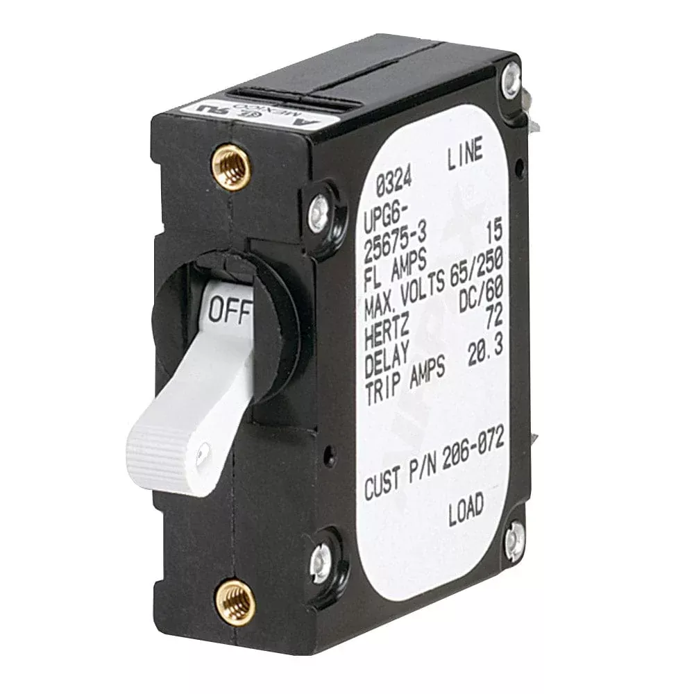 Paneltronics ‘A’ Frame Magnetic Circuit Breaker – 20 Amps – Single Pole