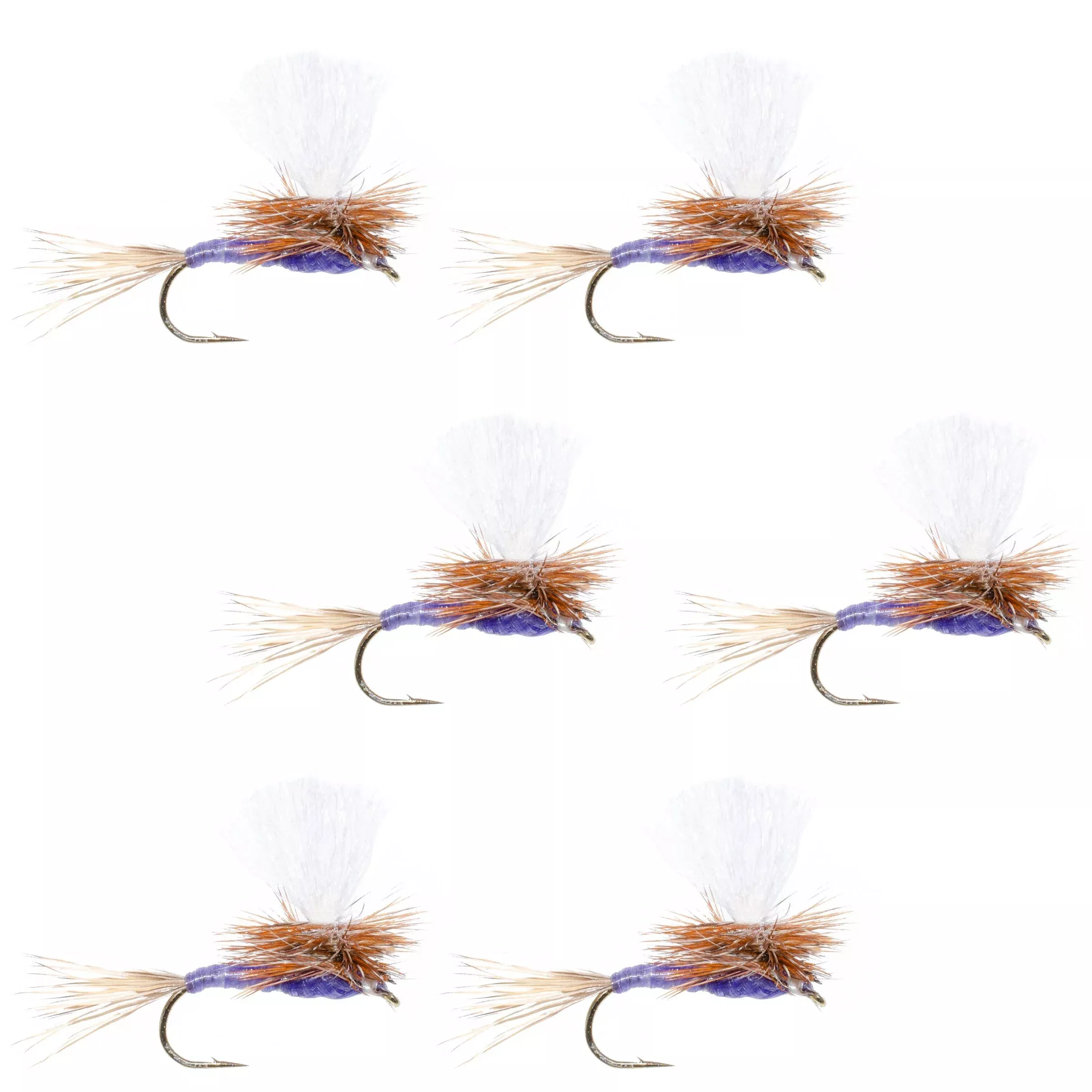 Parachute Purple Haze Dry Fly – 6 Flies Size 14