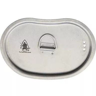 Pathfinder Canteen Cup Lid Stainless Steel with D-Ring