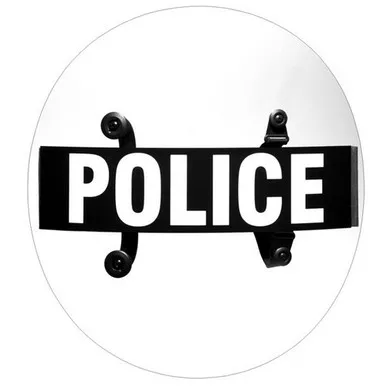 Paulson Manufacturing BS-7 Round Riot Body Shield, 24 x 0.150"