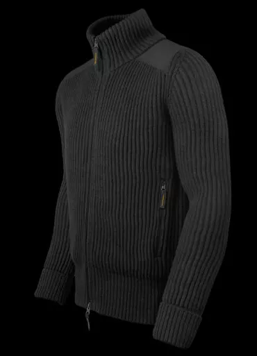 PDW CWO Full Zip Sweater Black