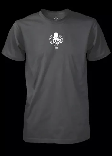 PDW SPD Kraken Trident T-Shirt Heavy Metal Grey
