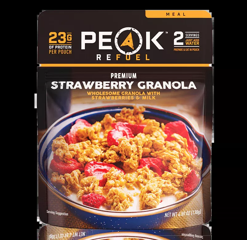 PEAK Refuel Strawberry Granola