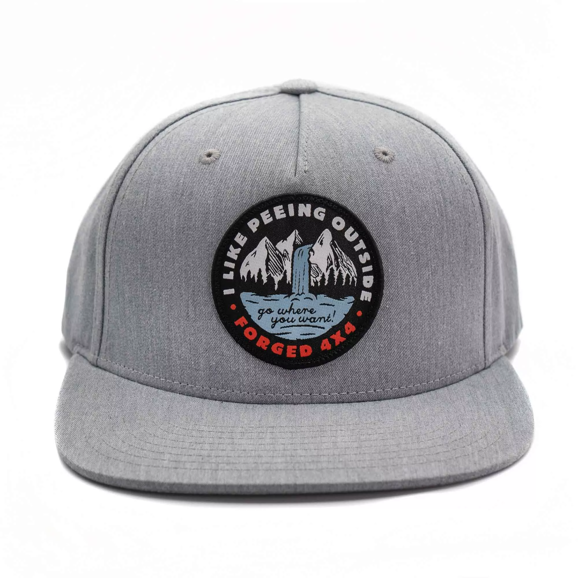Pee Outside Structured 5-Panel Hat