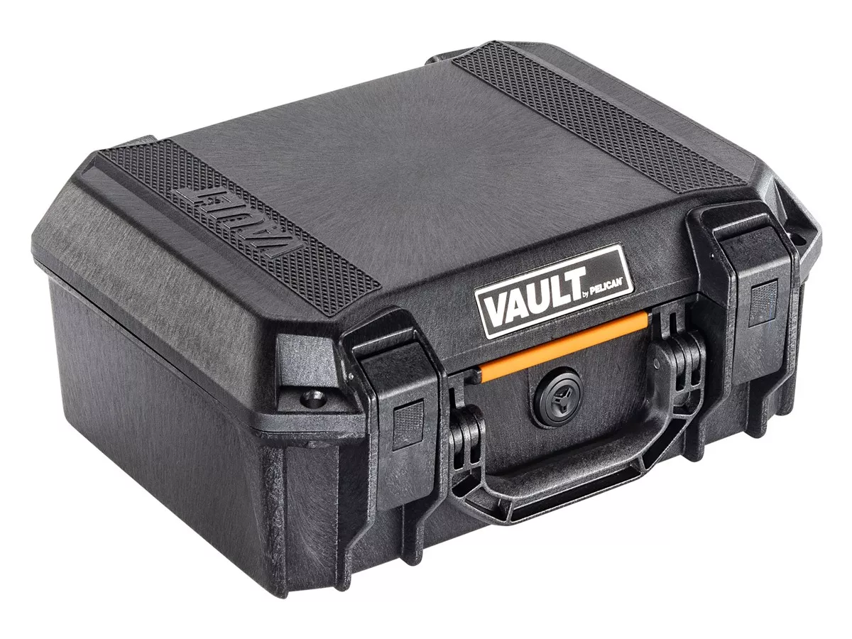 Pelican V200 Vault Medium Pistol Case, Black