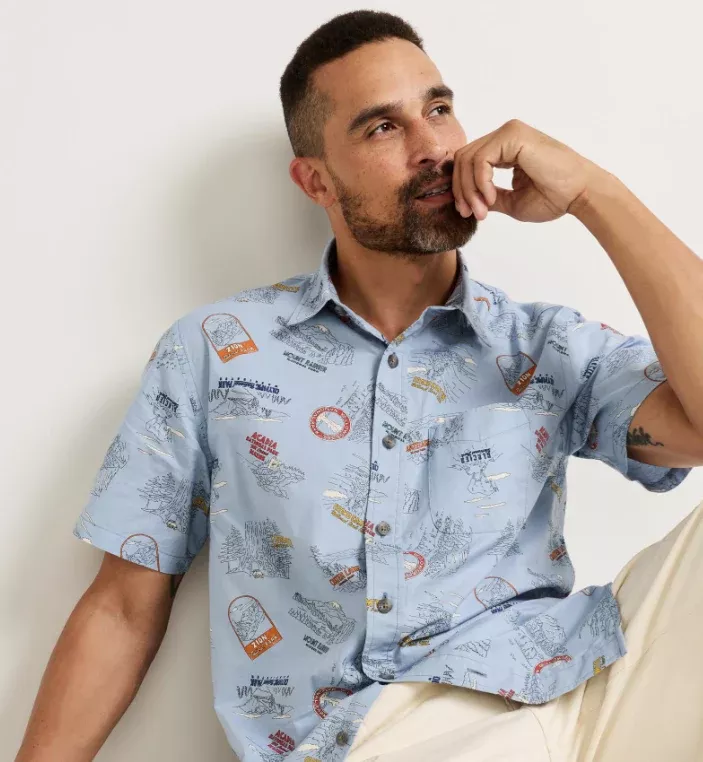 Pendleton Men’s Short-Sleeve National Park Shoreline Shirt