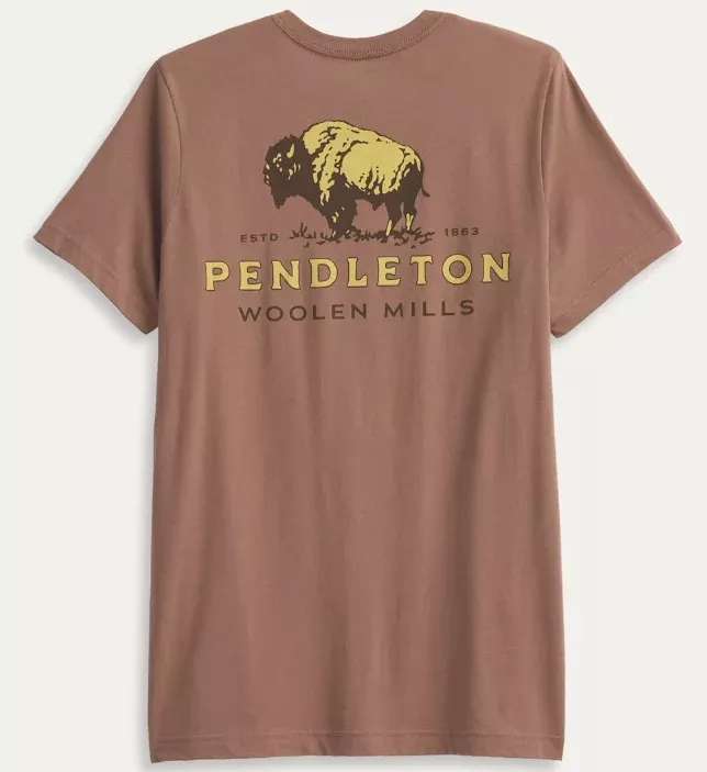 Pendleton Men’s Short-Sleeve Vintage Bison Graphic Tee