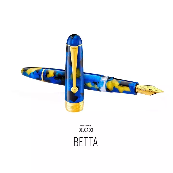 Penlux Masterpiece Delgado “Betta” Fountain Pen Fine Nib