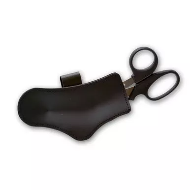 Perfect Fit 7500R Right Side Leather Scissor Holder with Clip