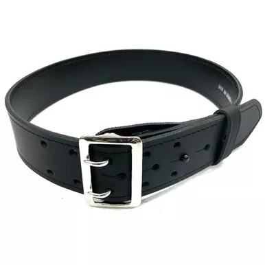 Perfect Fit 8000 2.25" Fully Lined Sam Browne Leather Belt, Black