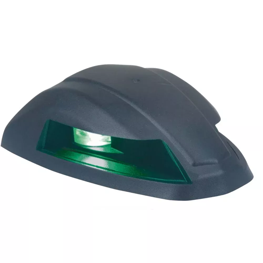 Perko 12V LED Bi-Color Navigation Light – Black Rounded