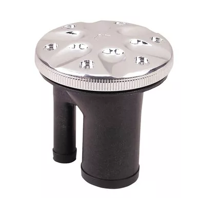 Perko Straight Chrome Vented Fill for 1.5-Inch Hose