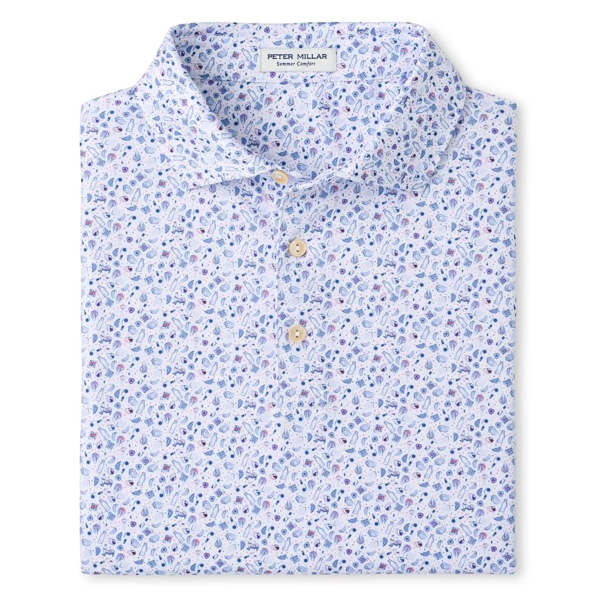 Peter Millar Oyster Roast Performance Jersey Polo