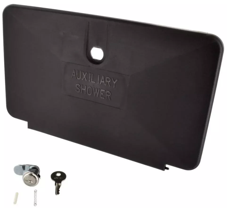 Phoenix Faucets Exterior Shower Door Replacement, Plastic, Black• PF267002