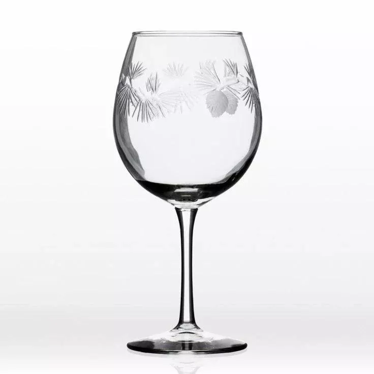 Pinecone Glassware - 18 oz Large Wine Glass