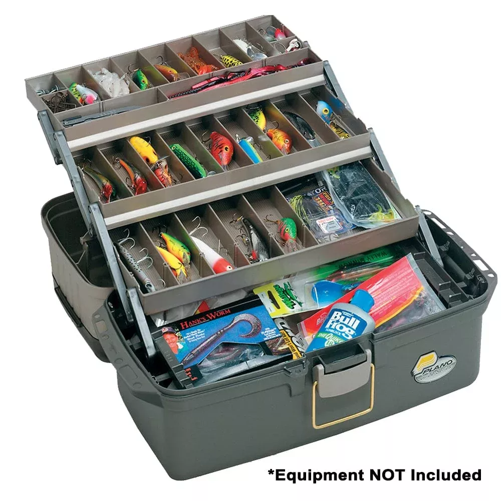 Plano Guide Series™ Tray Tackle Box – Graphite/Sandstone