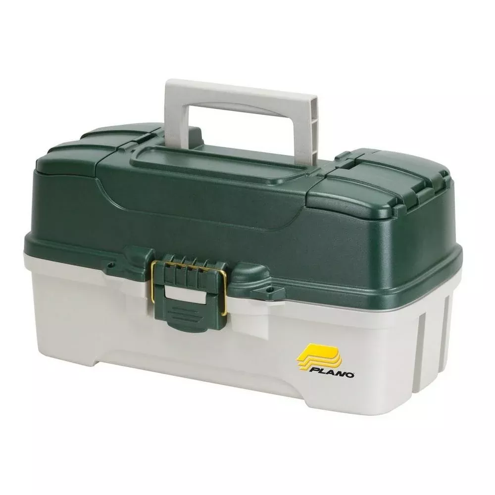 Plano Three Tray Tackle Box – Green and White
