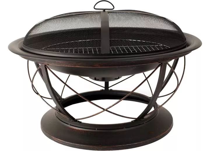 Pleasant Hearth 30″ Round Palmetto Wood Fire Pit• OFW717RC
