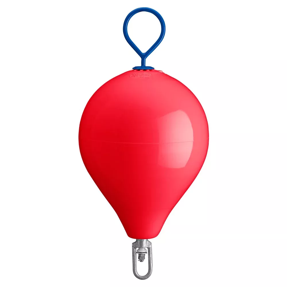 Polyform 17″ CM Mooring Buoy w/Galvanized Iron – Red [CM-3 RED]