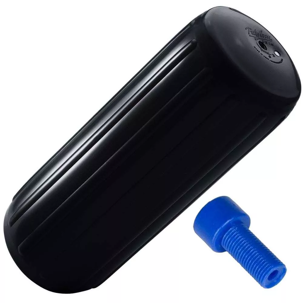 Polyform HTM-3 Fender 10.5″ x 27″ – Black w/Adapter – HTM-3-BLACK